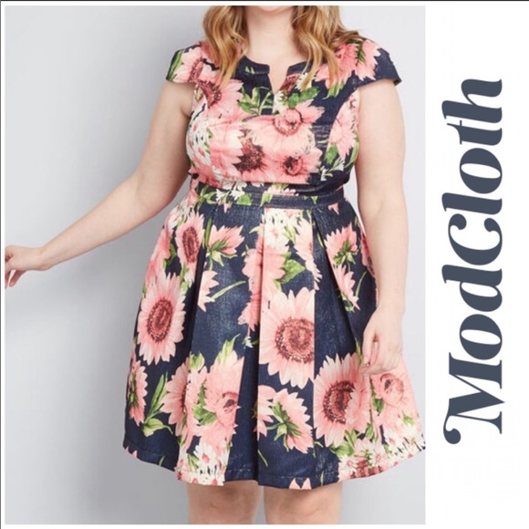 modcloth fit and flare